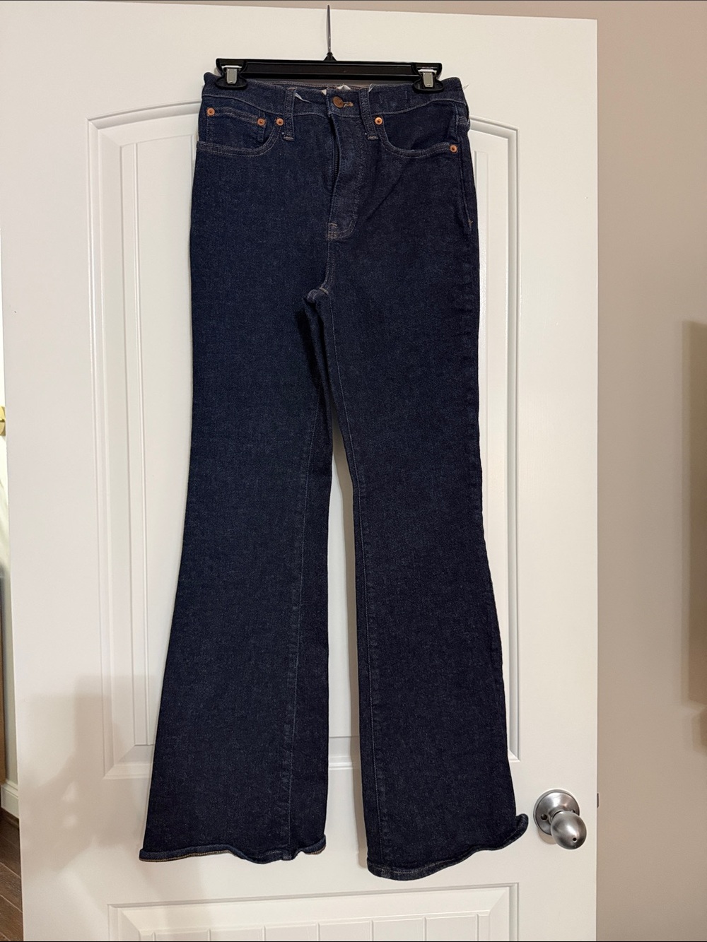 Madewell Dark Indigo Flare Jeans